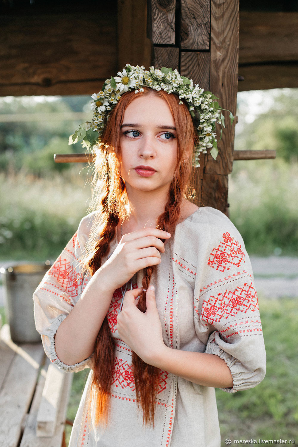 A playful frame from Girls in Slavic costumes — online in Casablanca